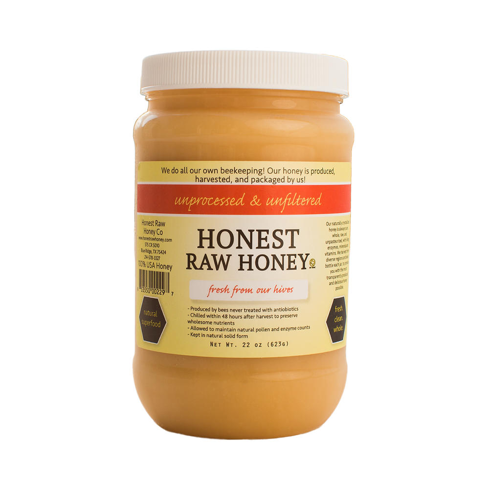 Desert Creek Honest Raw Honey, 22 oz