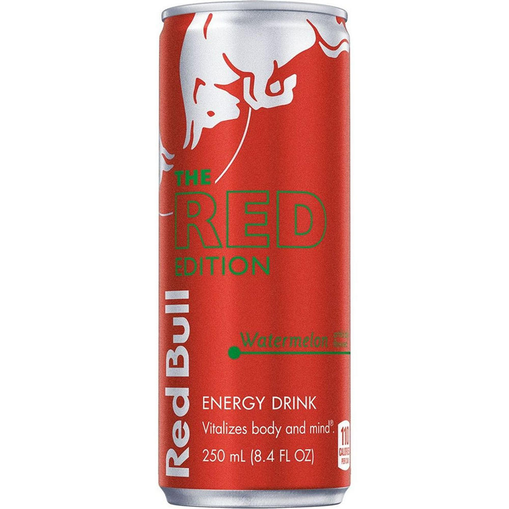 Red Bull Red Edition Watermelon Energy Drink, 8.4 oz