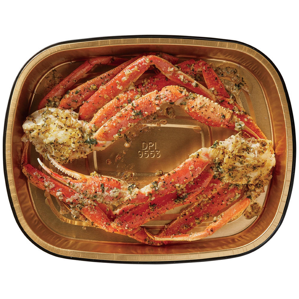Bayou Boil House by H-E-B Cooked Snow Crab Leg Clusters - Lemon Pepper Seasoned, Avg. 0.9 lb