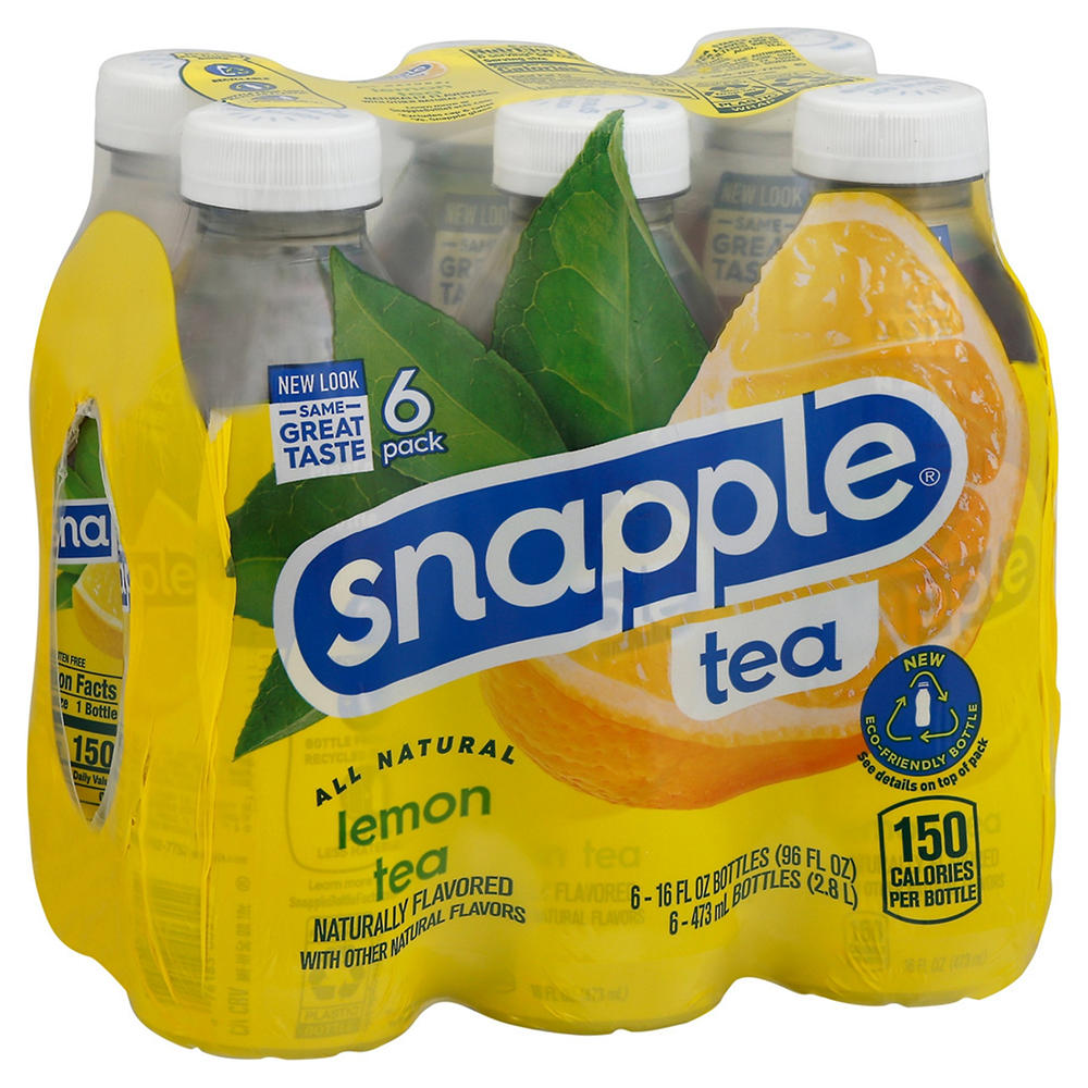 Snapple Lemon Tea 6 pk Bottles, 16 oz
