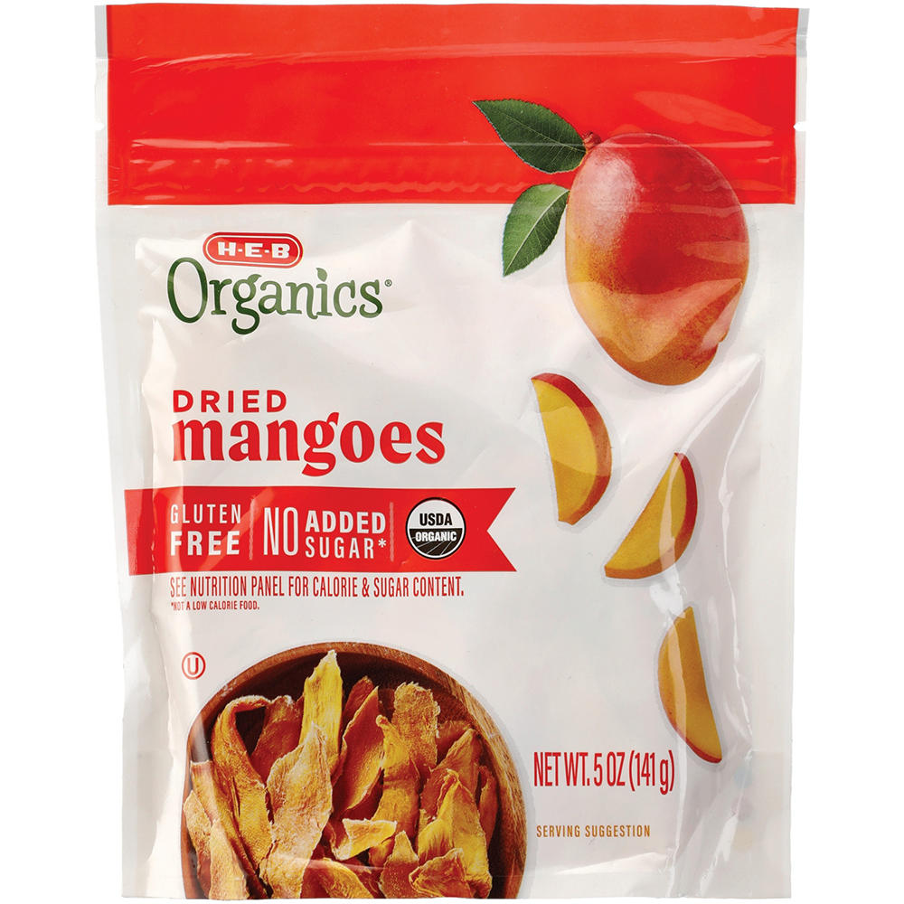 H-E-B Organics Dried Mangoes, 5 oz