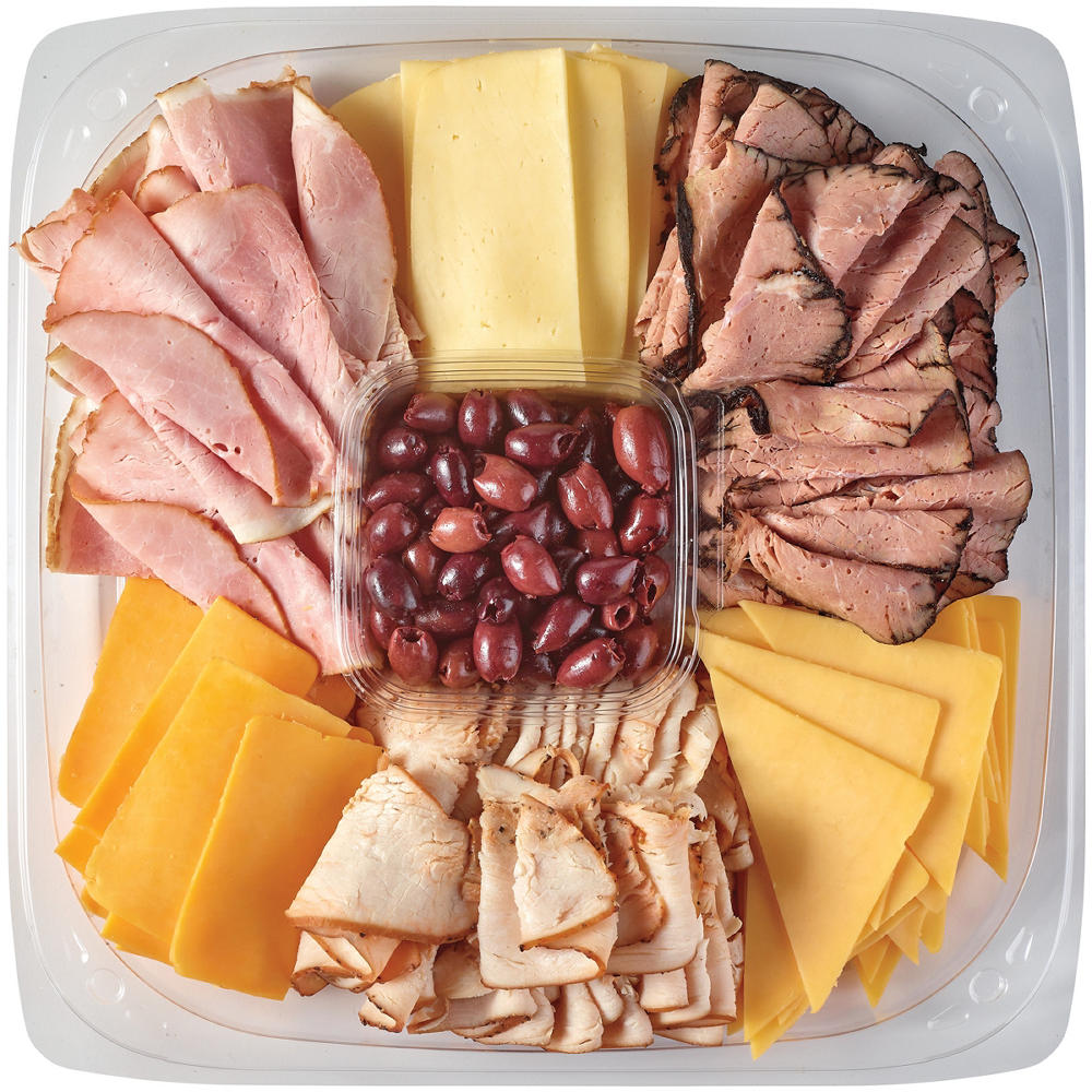 H-E-B Deli Large Party Tray - Post Oak Smoked Meat & Cheese