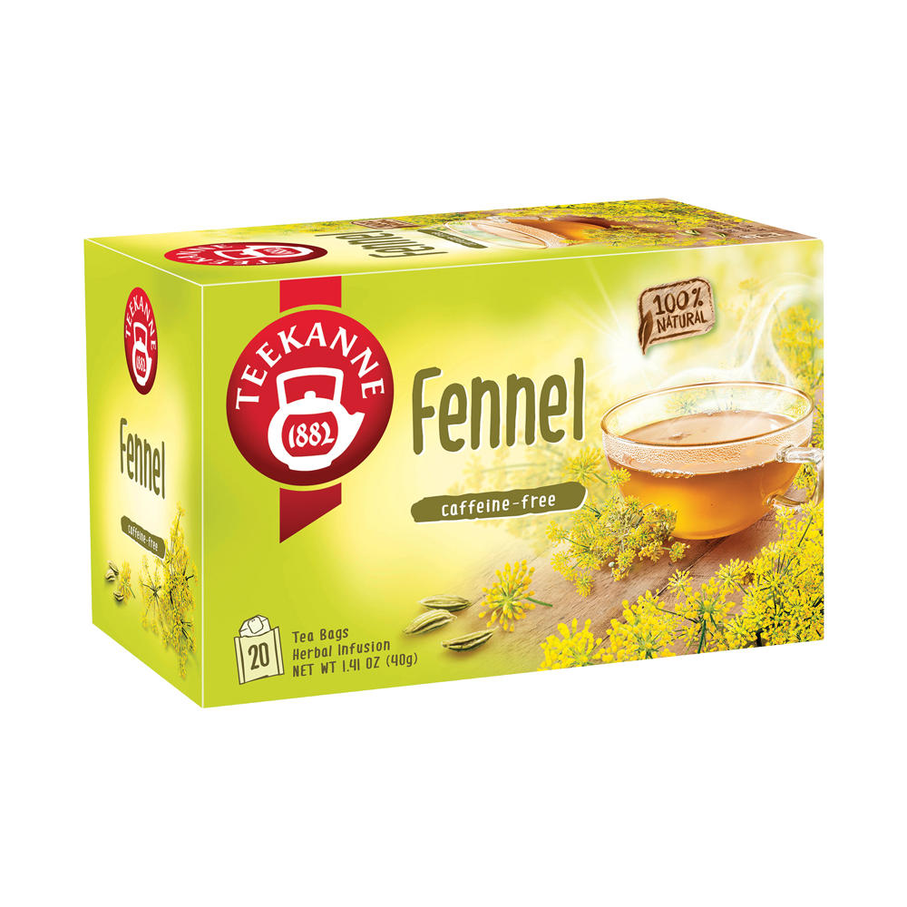 Teekanne Fennel Herbal Tea Bags, 20 ct