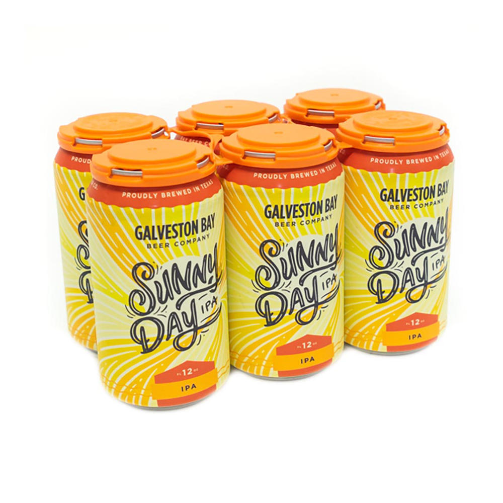 Galveston Bay Brewing Sunny Day IPA Craft Beer 6 pk Cans, 12 oz
