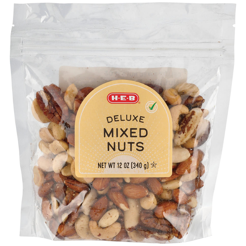 H-E-B Deluxe Mixed Nuts, 12 oz