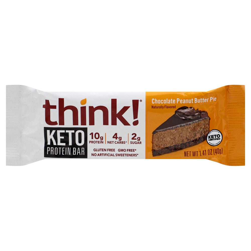 think! 10g Protein Keto Bar - Chocolate Peanut Butter Pie, 1.41 oz