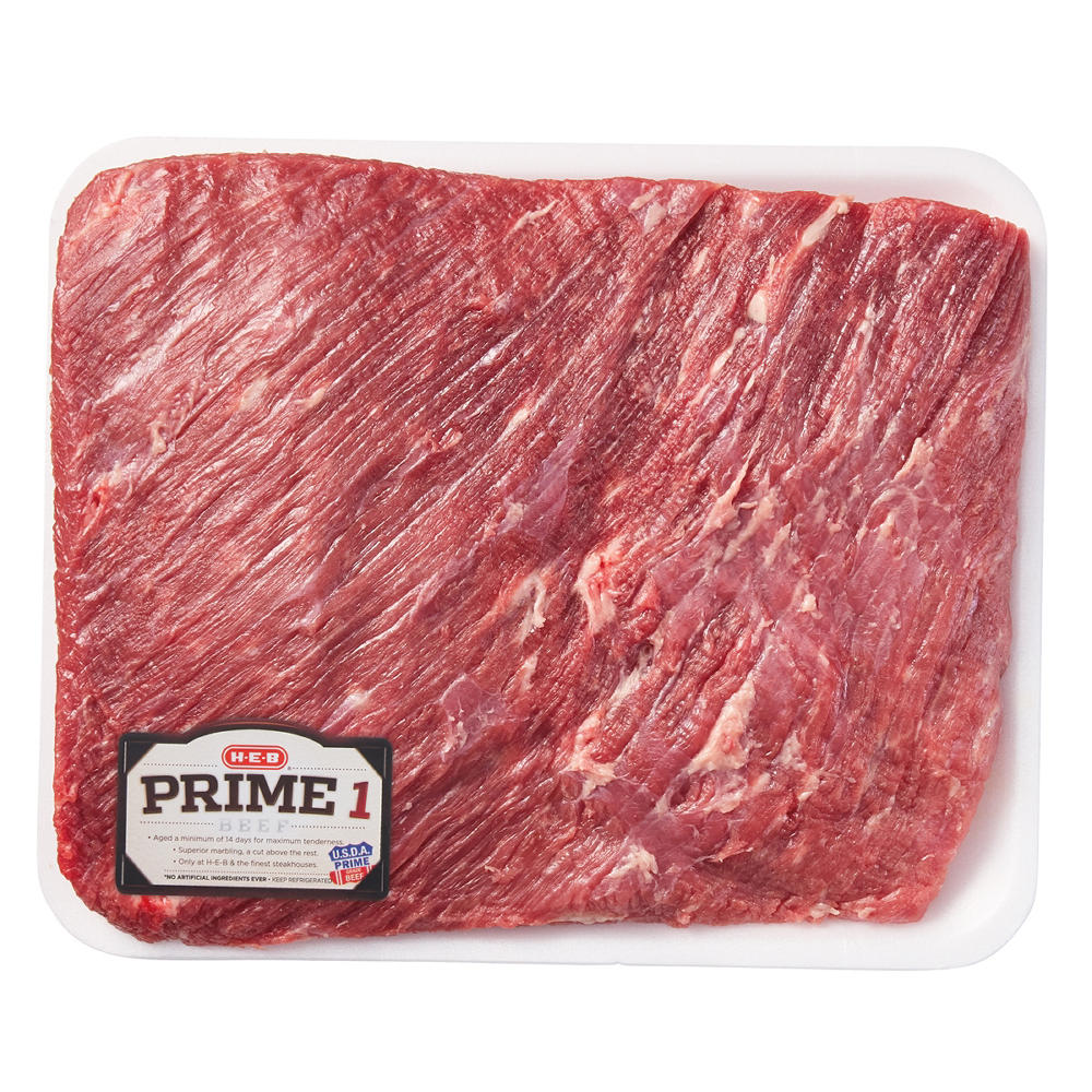 H-E-B Prime 1 Beef Brisket Flat, Avg. 2.9 lbs