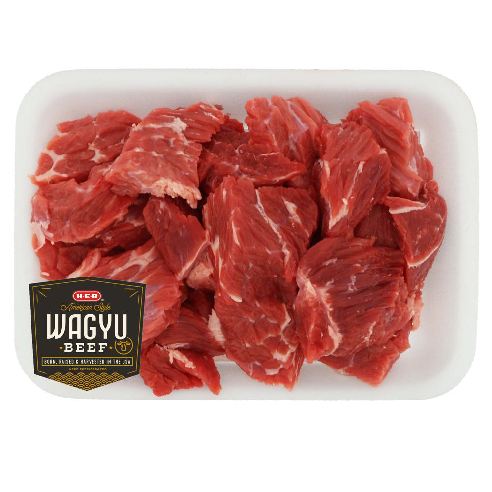 H-E-B American Style Wagyu Beef for Stew, Avg. 1.17 lbs
