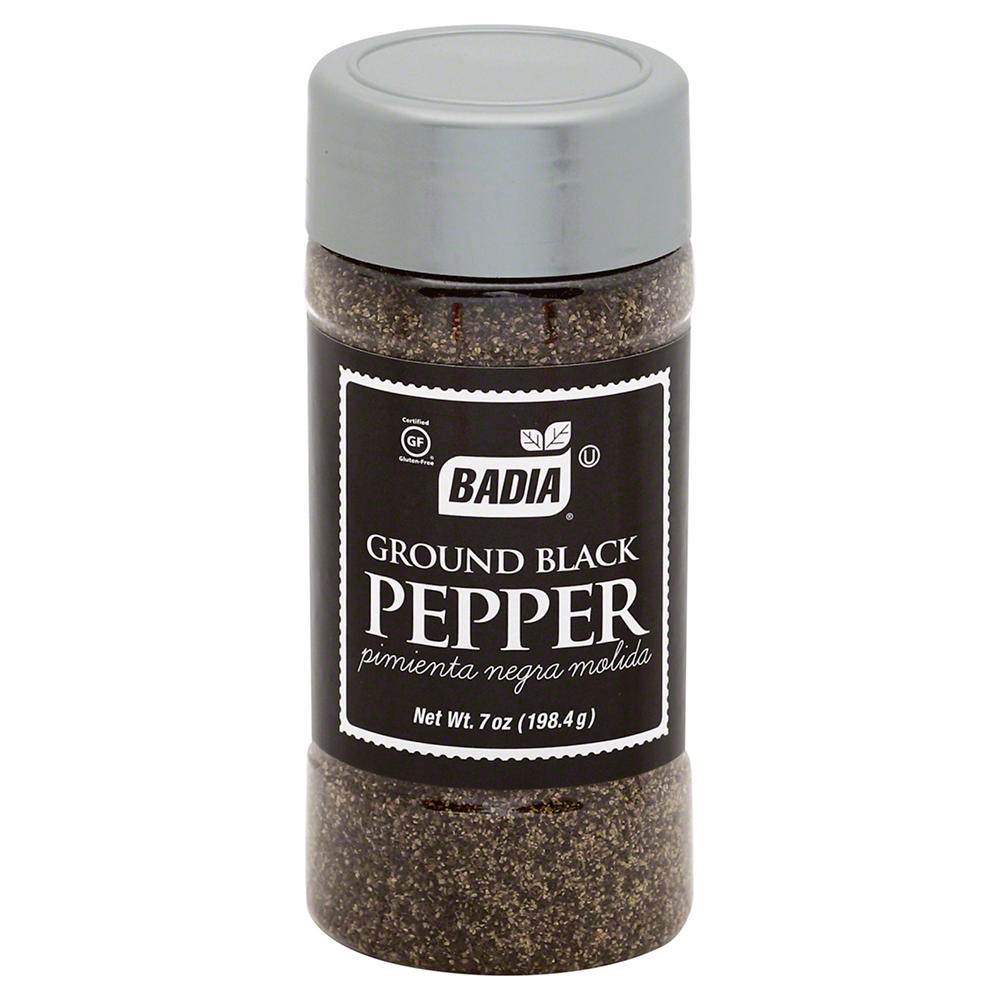 Badia Ground Black Pepper, 7 oz
