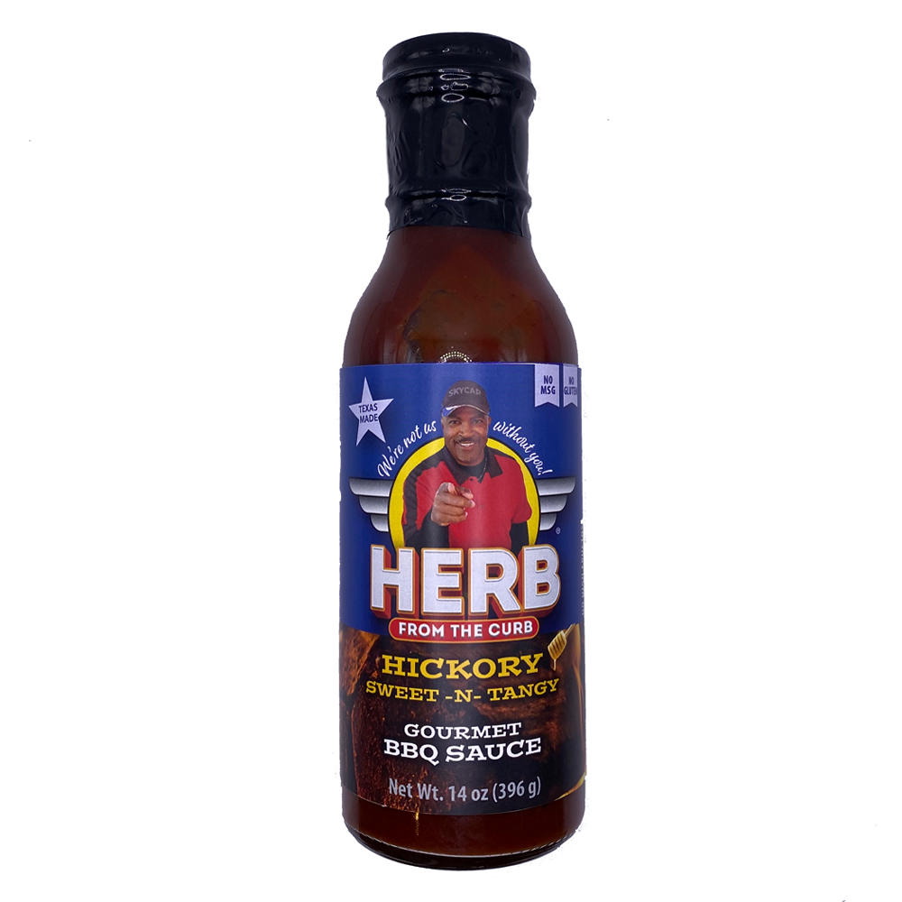Herb From the Curb Sweet-N-Tangy Hickory Gourmet BBQ Sauce, 14 oz