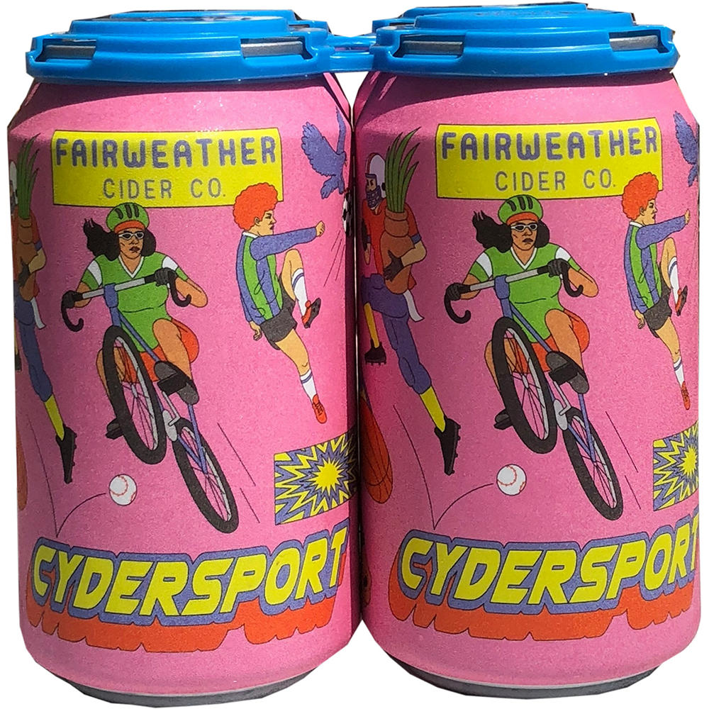 Fairweather Cider Co. Cydersport 4 pk Cans, 12 oz