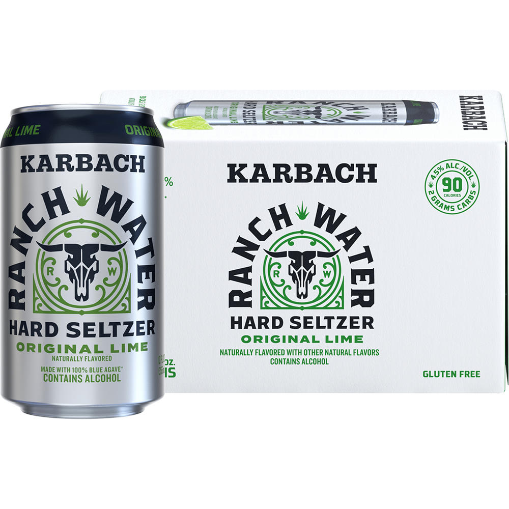 Karbach Original Lime Ranch Water Hard Seltzer 6 pk Cans, 12 oz