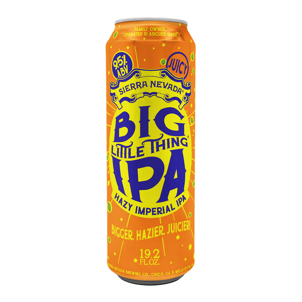 Sierra Nevada Big Little Thing Hazy Imperial IPA Craft Beer, 19.2 oz