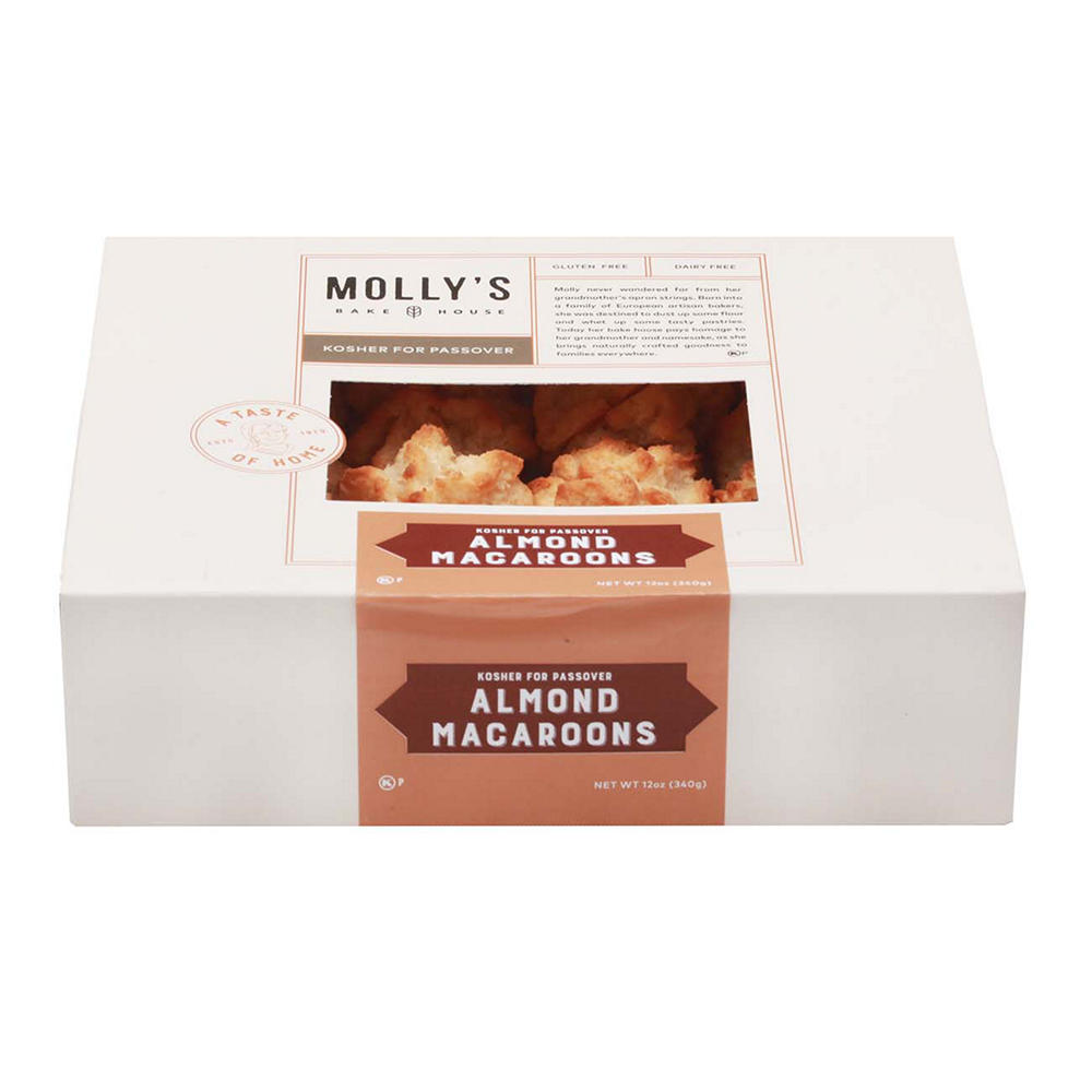 Molly's Bake House Kosher for Passover Almond Macaroons, 12 oz