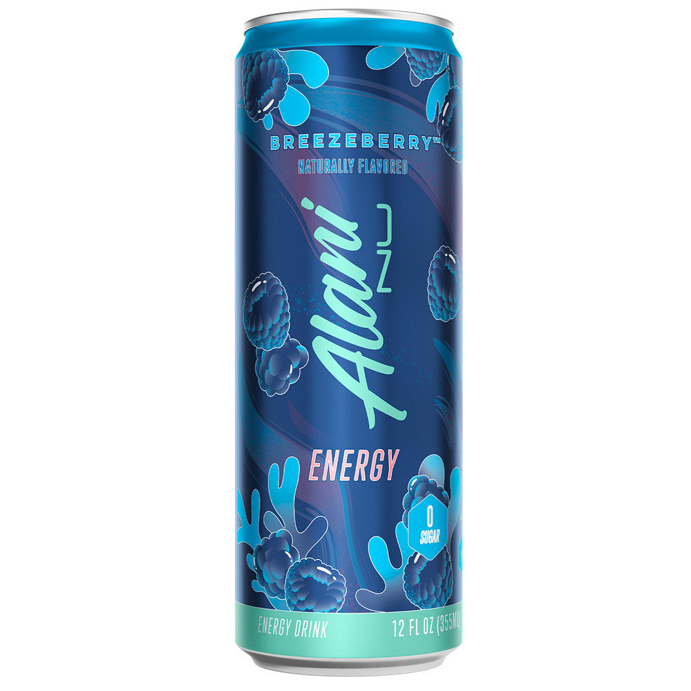 Alani Nu Zero Sugar Energy Drink - Breezeberry, 12 oz