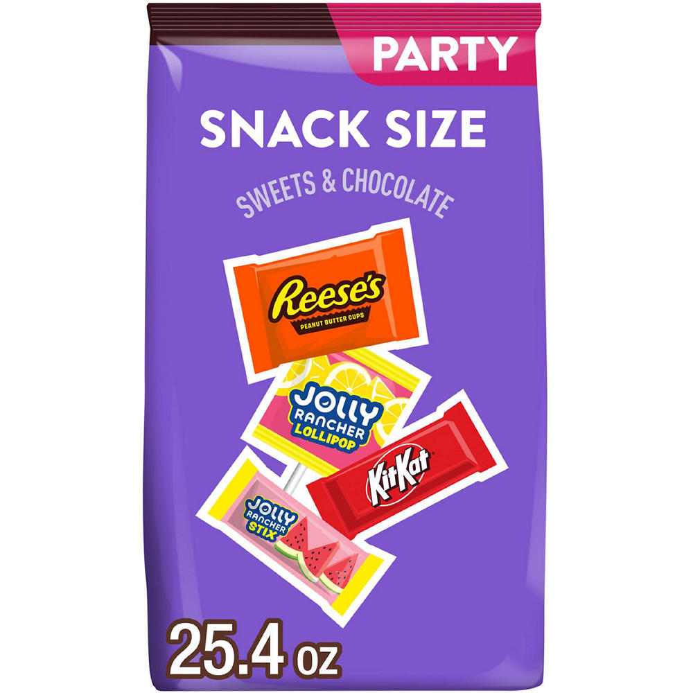 Reese's, Kit Kat & Jolly Rancher Assorted Snack Size Candy - Party Pack, 30.54 oz
