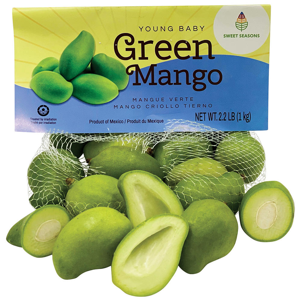 Fresh Baby Green Mangos, 2.2 lb bag