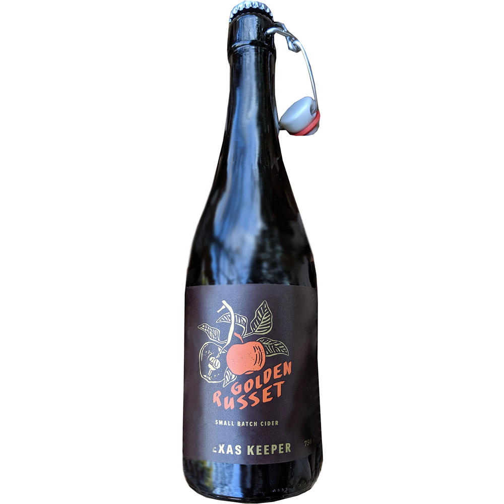 Texas Keeper Golden Russet Cider, 750 mL