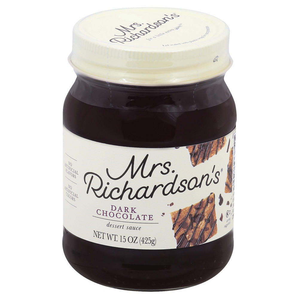Mrs. Richardson's Dark Chocolate Dessert Sauce, 15 oz