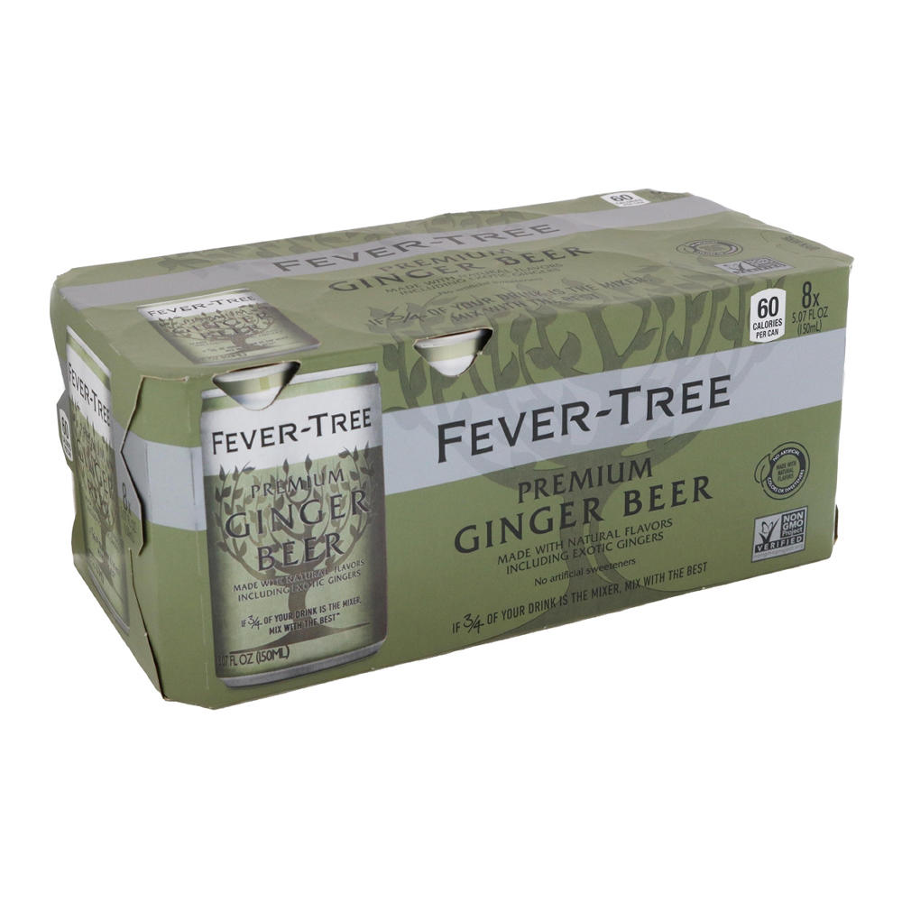 Fever-Tree Premium Ginger Beer 8 pk Cans, 5.07 oz