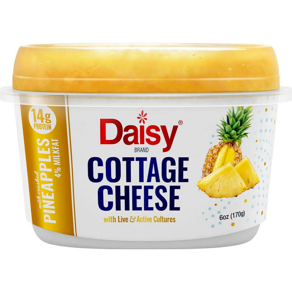 Daisy Cottage Cheese with Pineapple, 6 oz