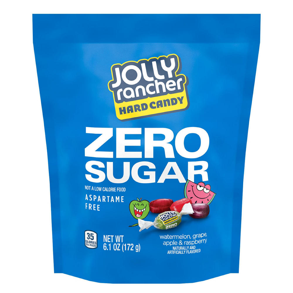 Jolly Rancher Zero Sugar Assorted Fruit Hard Candy, 6.1 oz