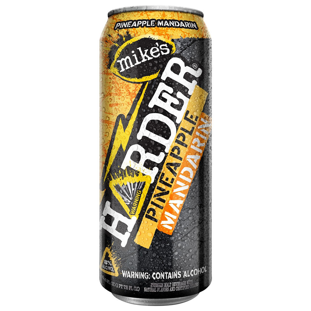 Mike's Harder Pineapple Mandarin Malt Beverage, 23.5 oz