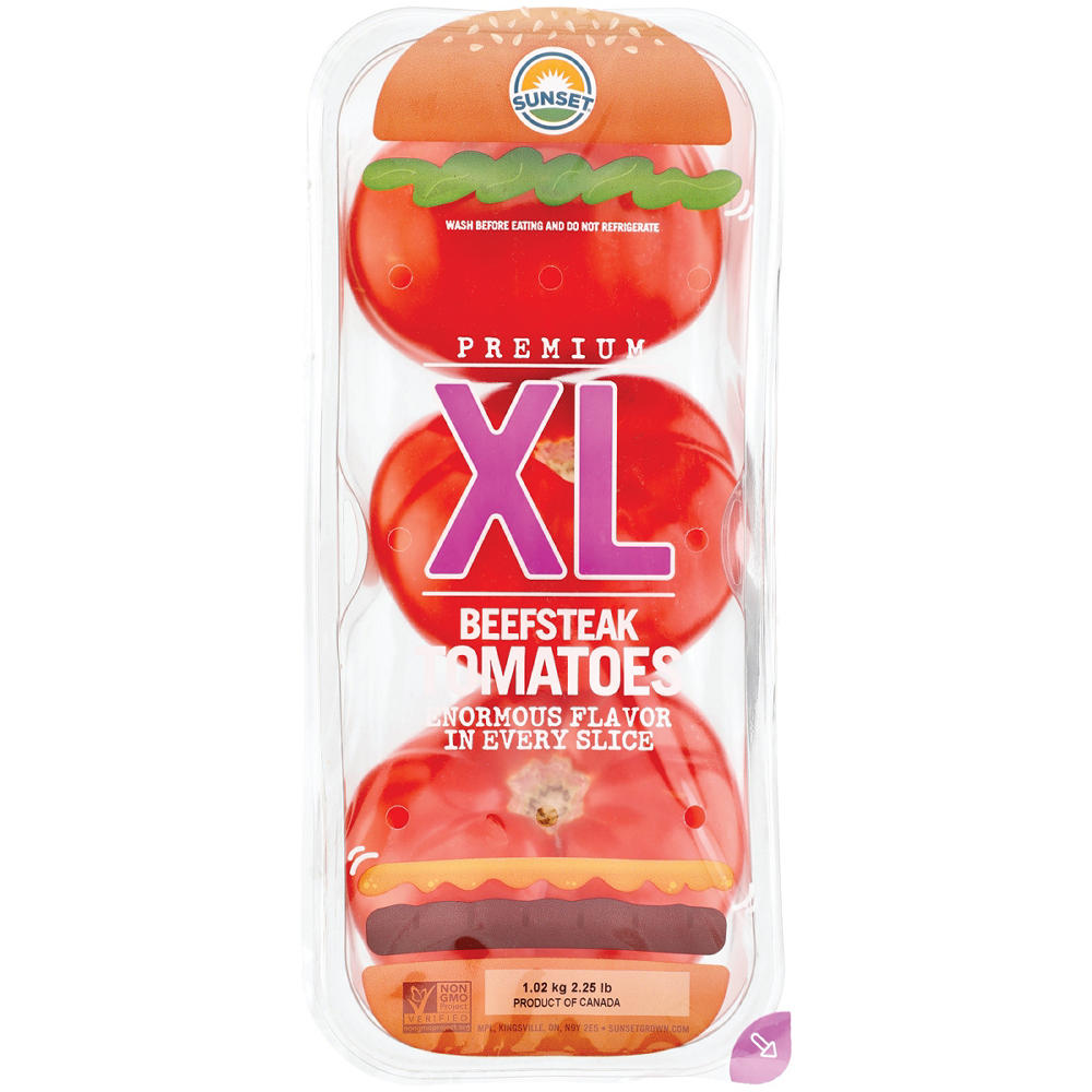 Sunset Premium XL Beef Steak Tomatoes, 2.25 lb