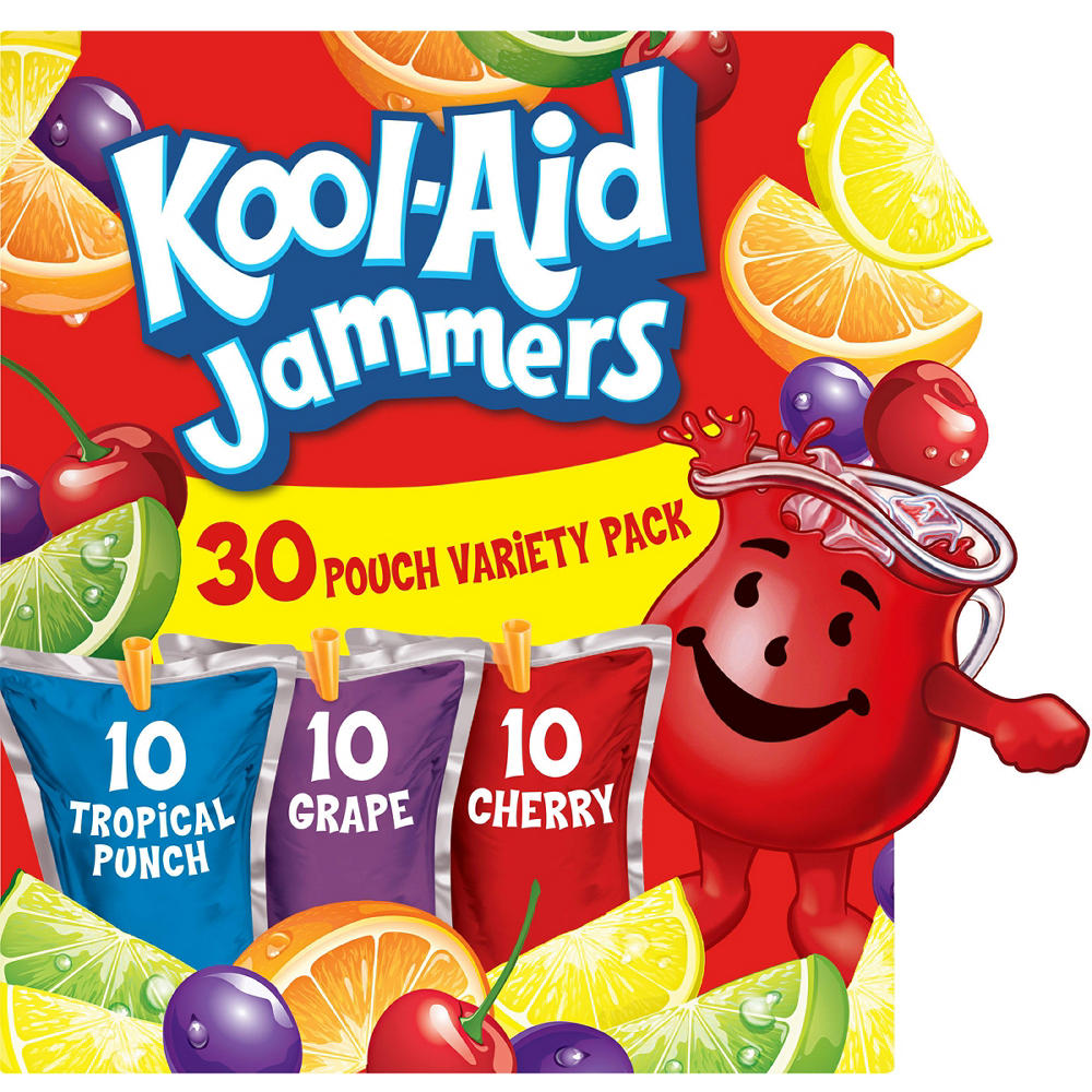 Kool-Aid Jammers Variety Pack 30 pk Pouches, 6 oz