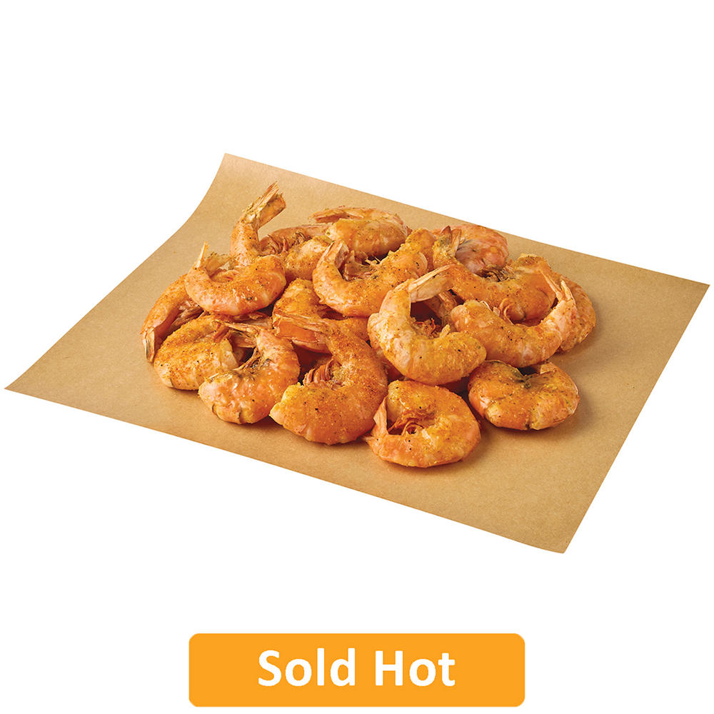 Bayou Boil House by H-E-B Cajun-Seasoned Extra Large Gulf Brown Cooked Shrimp (Sold Hot), lb