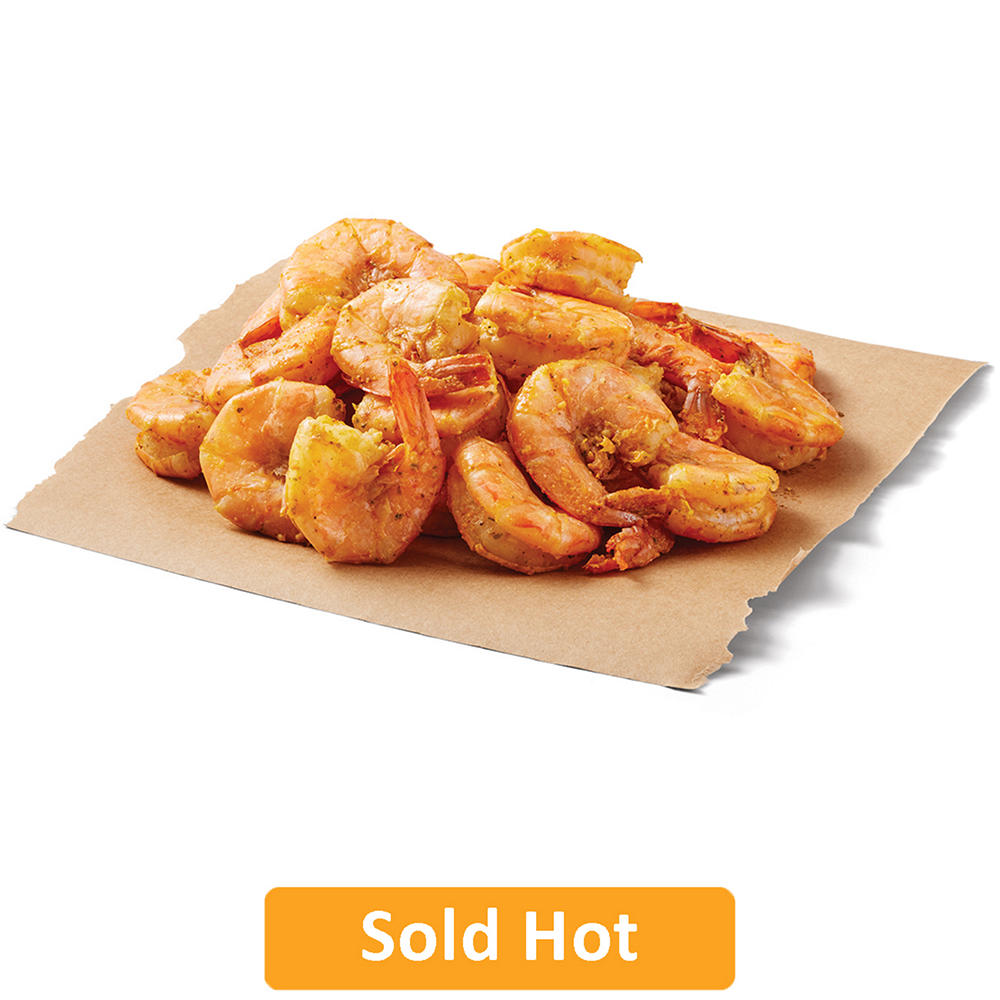 Bayou Boil House by H-E-B Cajun-Seasoned Colossal White Cooked Shrimp (Sold Hot), lb