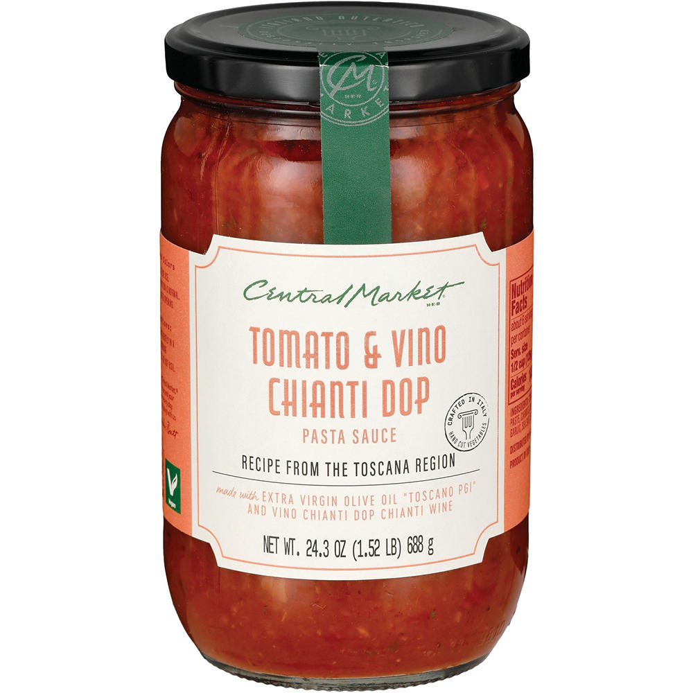 Central Market Toscana Tomato & Chianti Wine Pasta Sauce, 24.3 oz