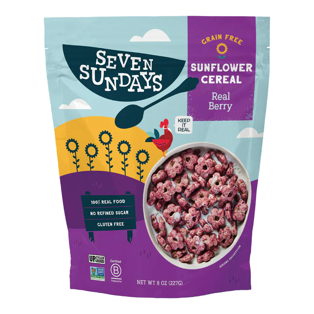 Seven Sundays Real Berry Grain Free Sunflower Cereal, 8 oz