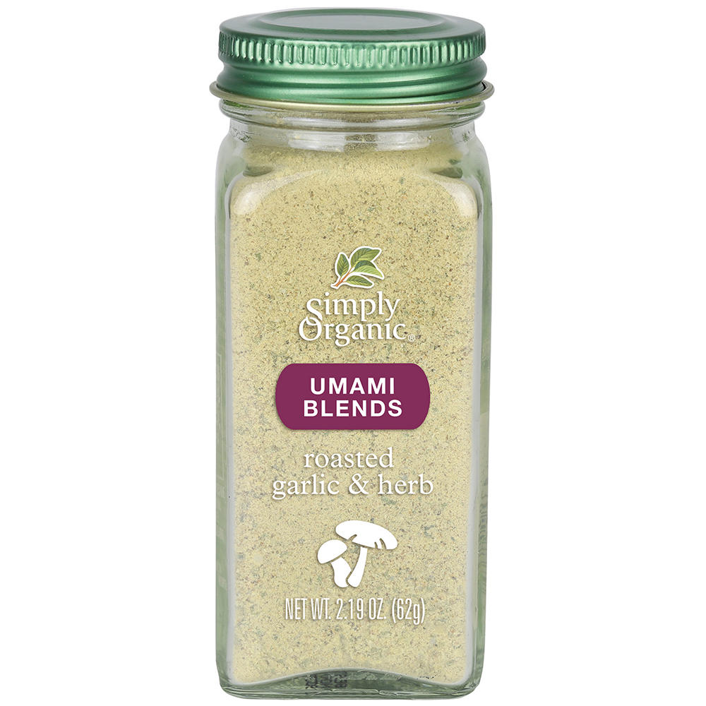 Simply Organic Roasted Garlic & Herb Umami Blends, 2.19 oz