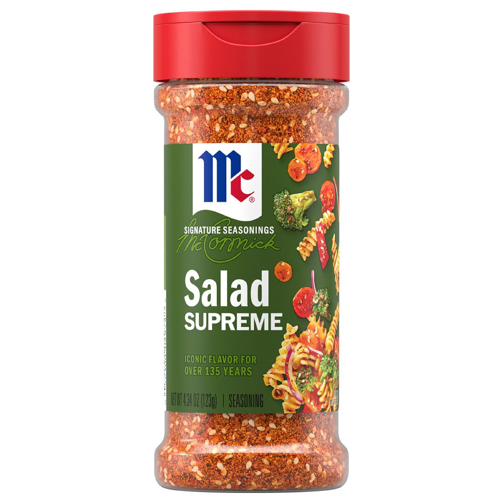 McCormick Perfect Pinch Salad Supreme Seasoning, 4.34 oz