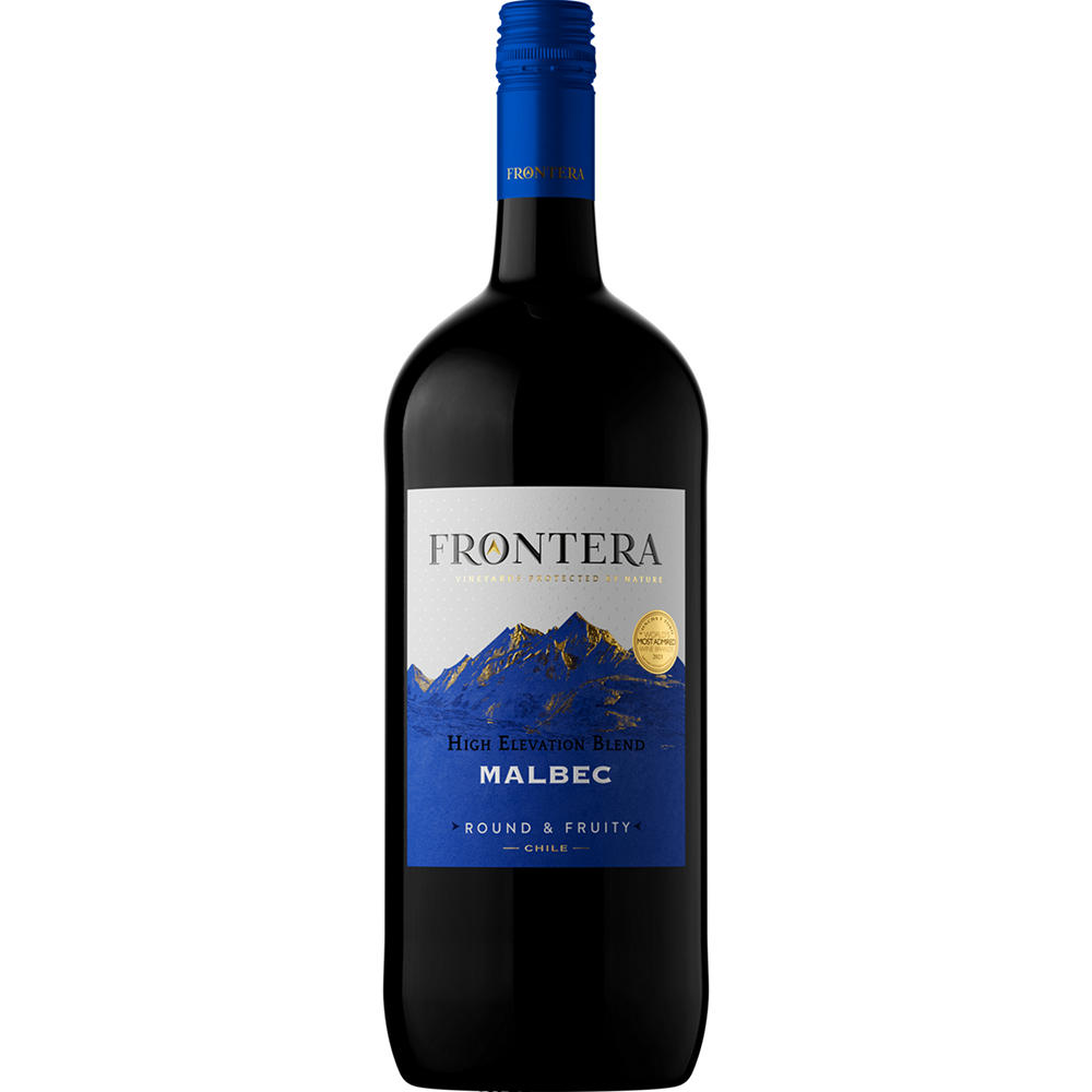 Frontera High Elevation Blend Malbec Chile Red Wine, 1.5 L