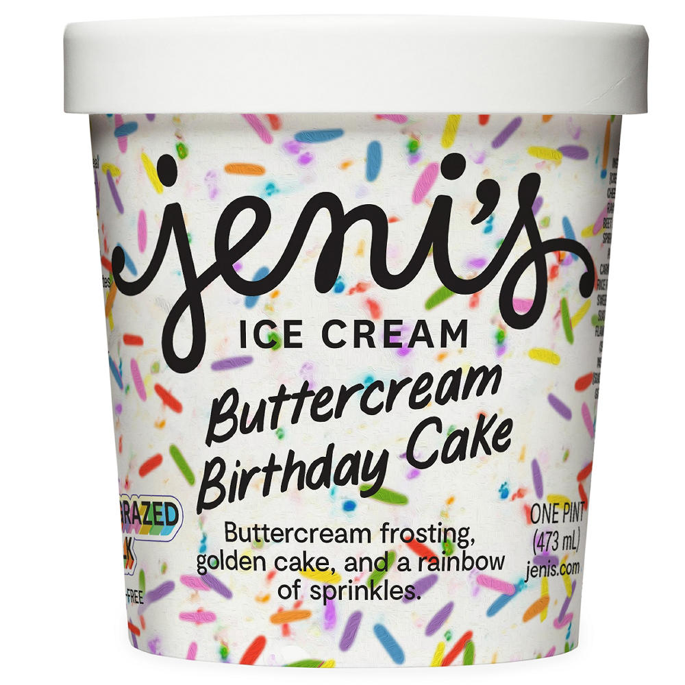 Jeni's Buttercream Birthday Cake Ice Cream, 1 pt