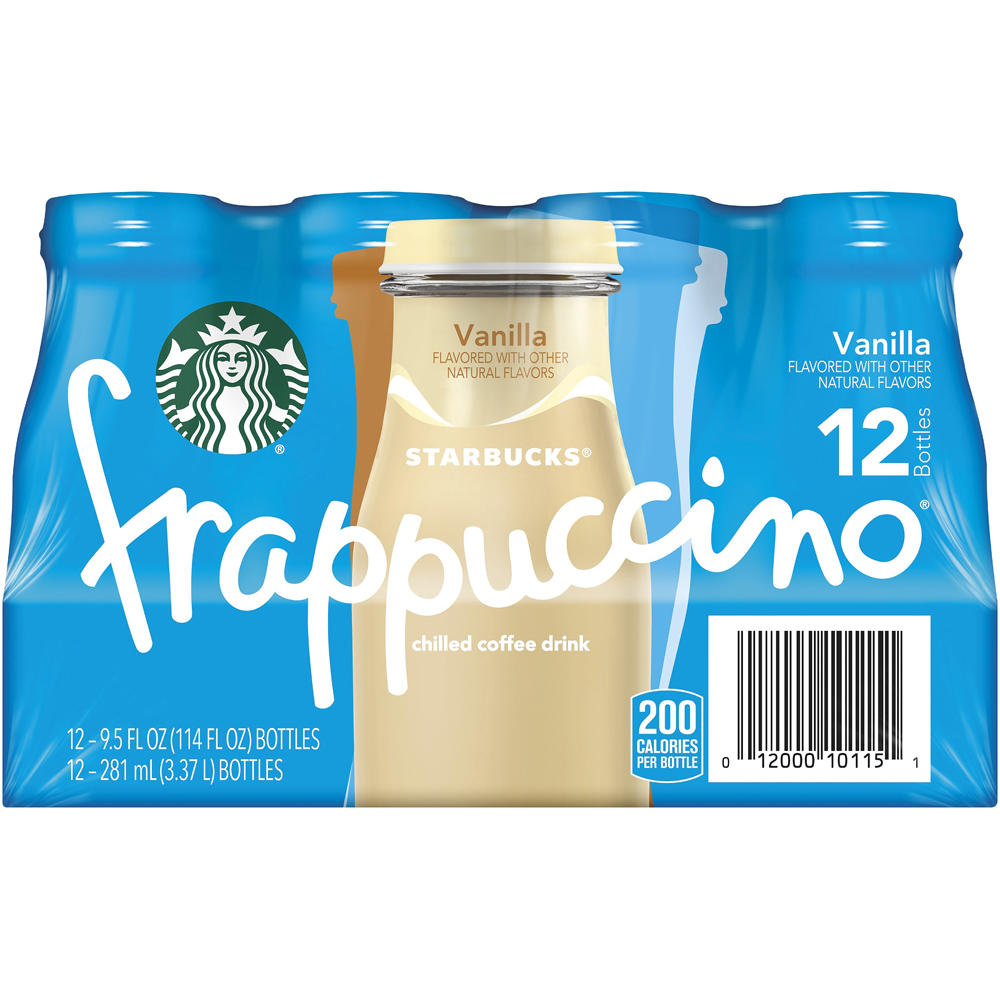 Starbucks Vanilla Frappuccino Coffee Drink 12 pk Bottles, 9.5 oz