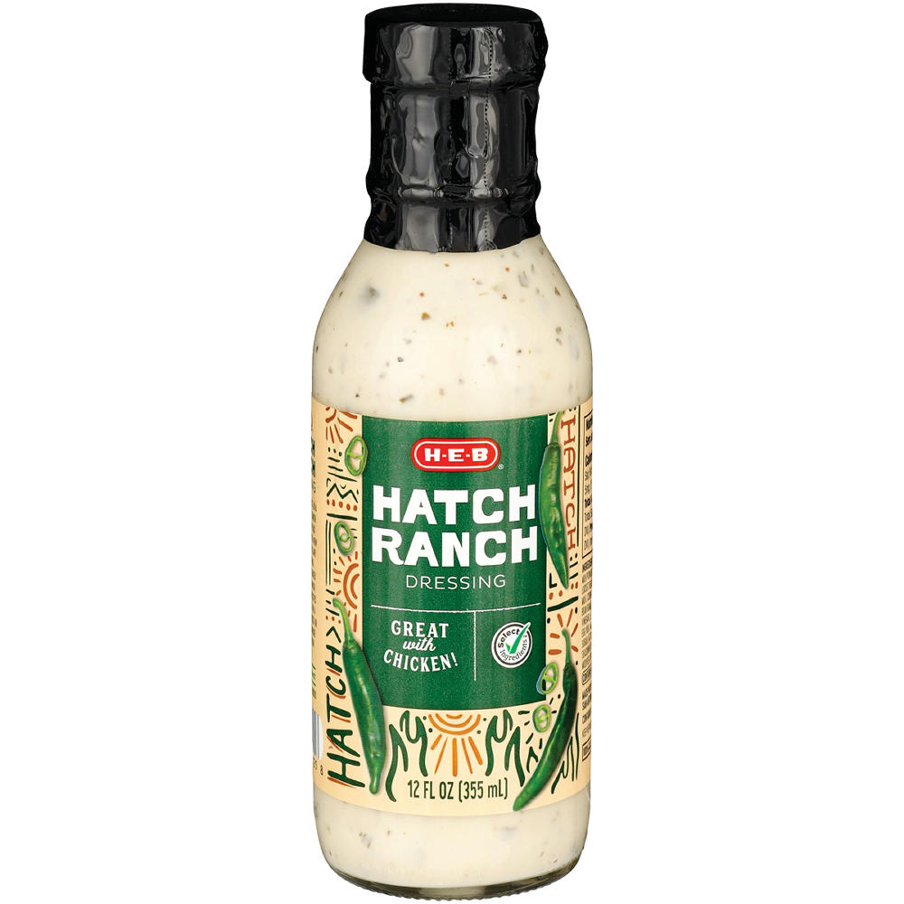 H-E-B Hatch Ranch Dressing (Sold Cold), 12 fl oz