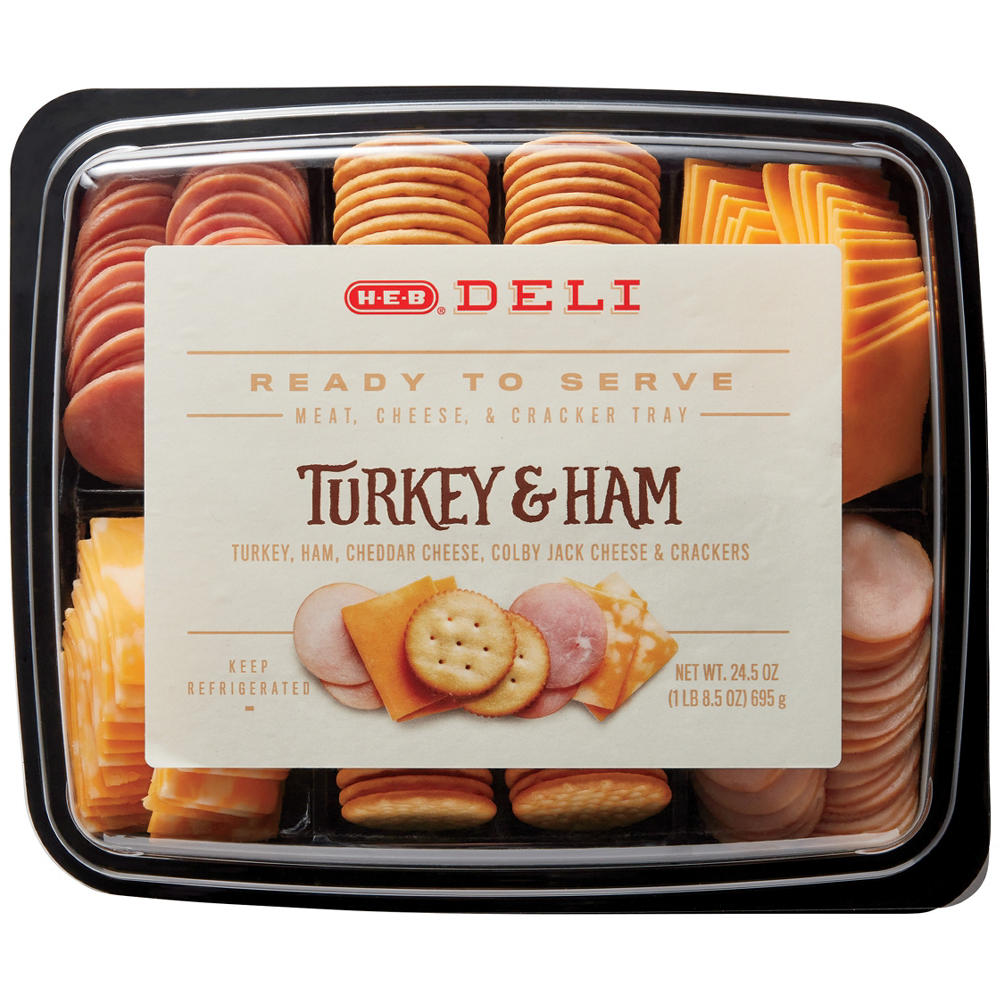 H-E-B Deli Party Tray - Turkey & Ham