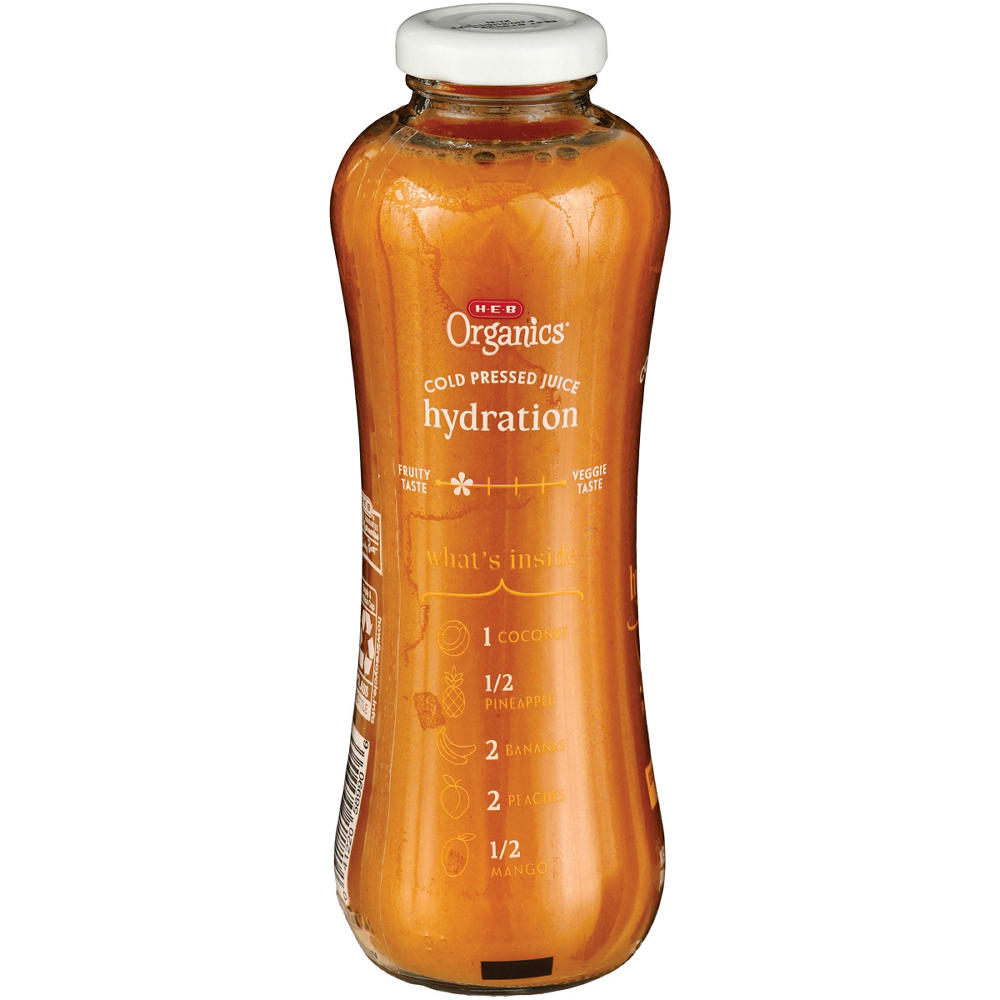 H-E-B Organics Cold Pressed Juice - Hydration, 14 oz