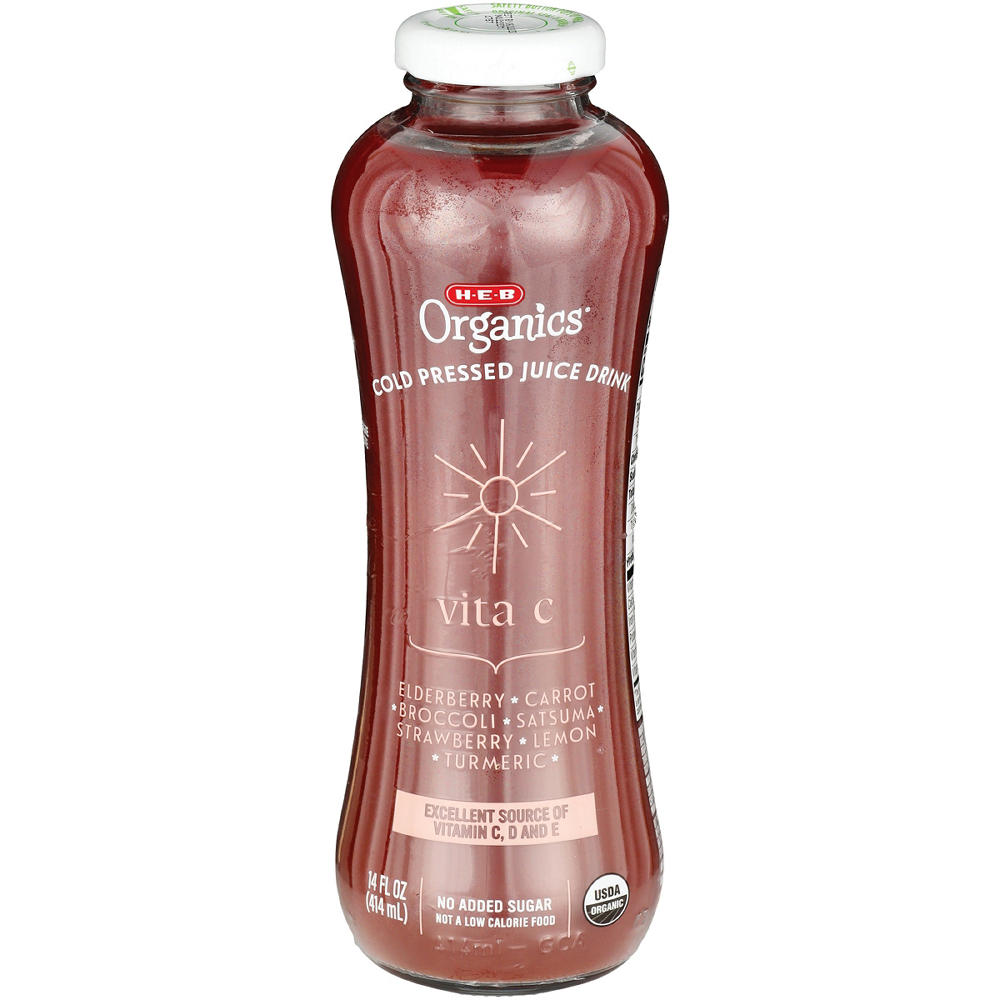 H-E-B Organics Cold Pressed Juice - Vita C, 14 oz