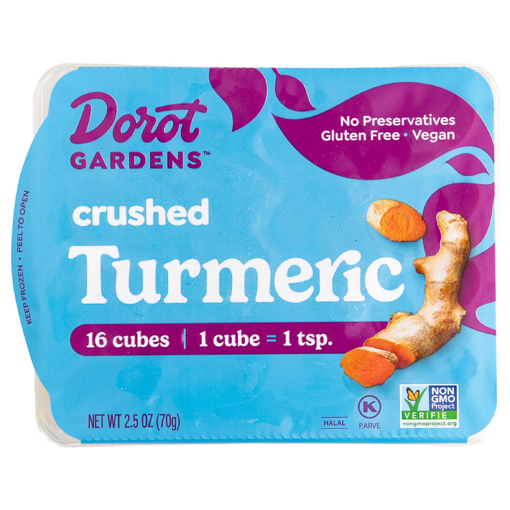 Dorot Gardens Crushed Turmeric Cubes, 16 ct