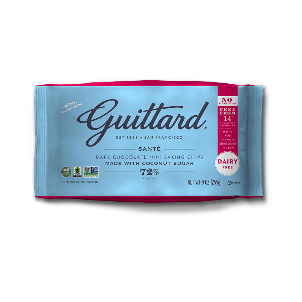 Guittard Dairy Free Sante Dark Chocolate Mini Baking Chips, 9 OZ