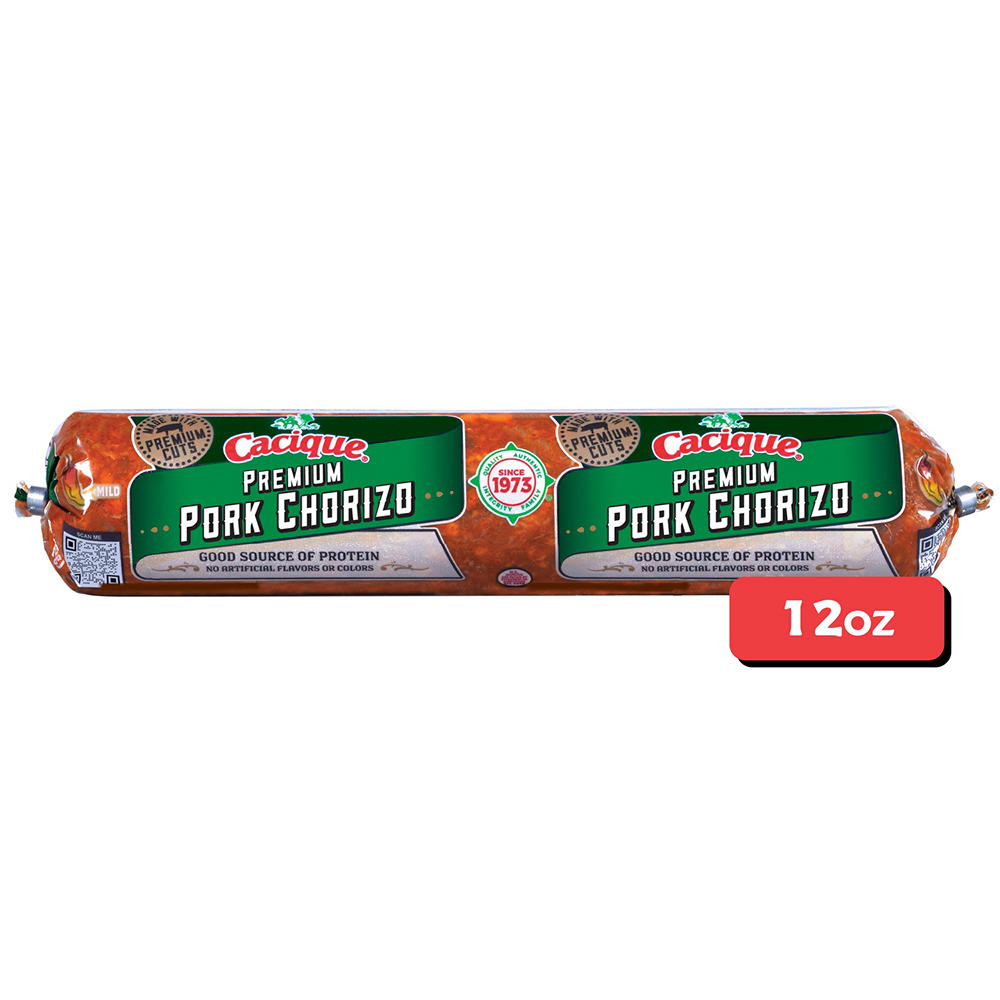 Cacique Premium Pork Chorizo Sausage, 12 oz