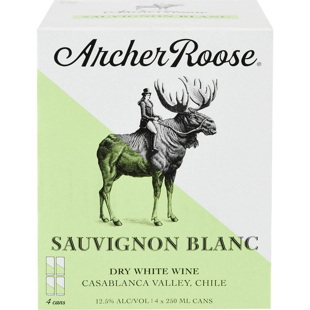Archer Roose Sauvignon Blanc 250 mL Cans, 4 pk