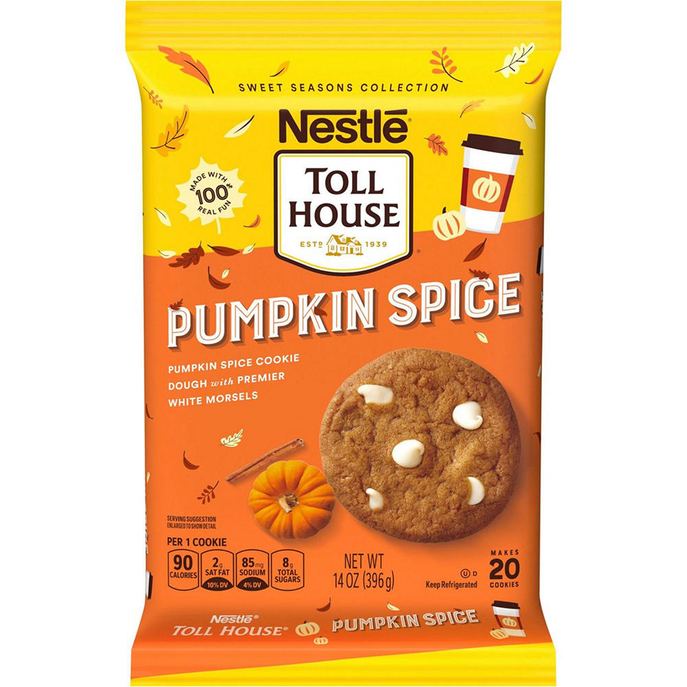 Nestle Toll House Cookie Dough - Pumpkin Spice, 20 ct