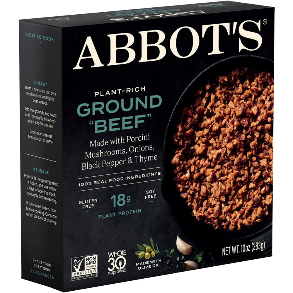 Abbot's Butcher Plant-Based Ground Beef, 10 oz