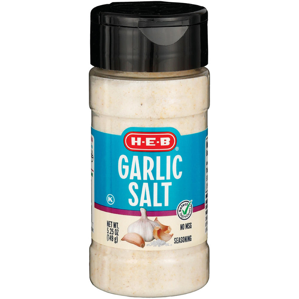 H-E-B Garlic Salt Seasoning, 5.25 oz