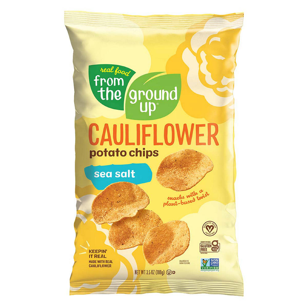 From The Ground Up Sea Salt Cauliflower Chips, 3.5 oz
